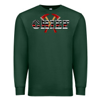 Sports Green firefighter chief Premium Sweatshirt - Artiststas