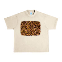 Sandshell leopard glitter background Urban Heavy Tee - JahusDesignShop