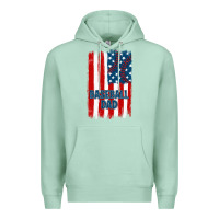 Seafoam baseball dad american flag Premium Hoodie - JahusDesignShop