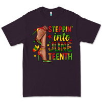 Plum steppin into juneteenth Premium Tee - Zillion Design Studio