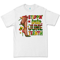White steppin into juneteenth Premium Tee - Zillion Design Studio