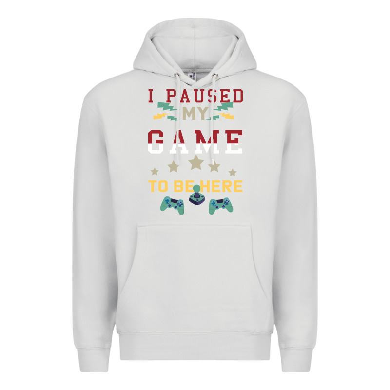 I Paused My Game To Be Here Premium Hoodie by Bettercallsaul | Teevron