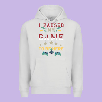 I Paused My Game To Be Here Premium Hoodie Designed By Bettercallsaul