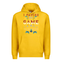 Lemon I Paused My Game To Be Here Premium Hoodie - Bettercallsaul