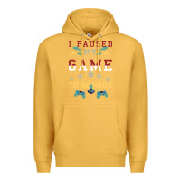 Mustard I Paused My Game To Be Here Premium Hoodie - Bettercallsaul