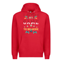Red I Paused My Game To Be Here Premium Hoodie - Bettercallsaul
