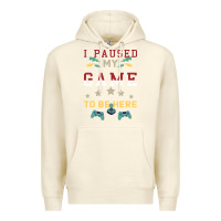 Sandshell I Paused My Game To Be Here Premium Hoodie - Bettercallsaul