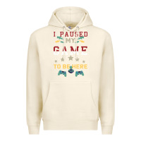 Tofu I Paused My Game To Be Here Premium Hoodie - Bettercallsaul