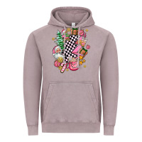 Vintage Zinc pink christmas lightning bolt Vintage Hoodie - AdoDesignShop