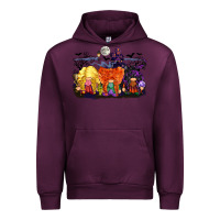 Mauve Wine hocus pocus gnomes Urban Hoodie - CowGirlArtShop