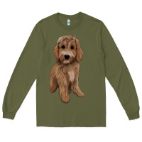 Army Green maltipoo Long Sleeve Tee - BarkalooDesign
