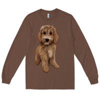 Chestnut maltipoo Long Sleeve Tee - BarkalooDesign