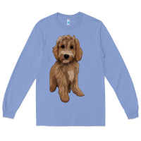Colony Blue maltipoo Long Sleeve Tee - BarkalooDesign