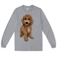 Heather Grey maltipoo Long Sleeve Tee - BarkalooDesign