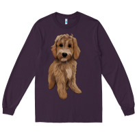 Plum maltipoo Long Sleeve Tee - BarkalooDesign