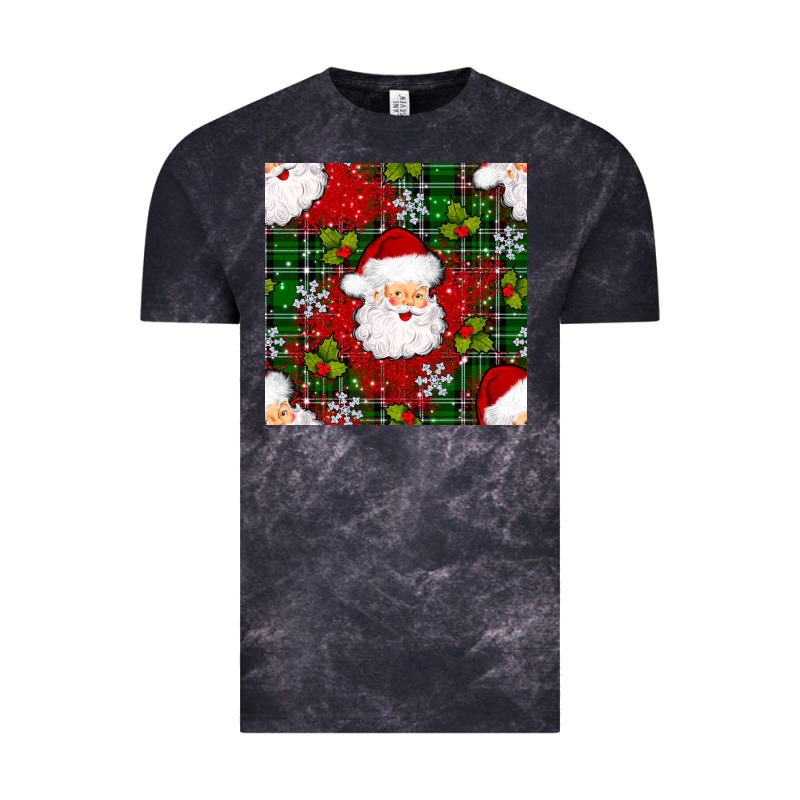 Christmas Santa Claus Seamless Pattern Vintage Tee by BundleAndBundleShop | Teevron