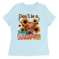 Baby Blue dont be a salty heifer Ladies Tee - JahusDesignShop