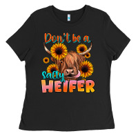 Black dont be a salty heifer Ladies Tee - JahusDesignShop