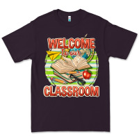 Plum welcome to our classroom Premium Tee - texasbilliewilder