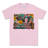 Bubblegum Pink just a girl who loves pigs Classic Tee - Artiststas