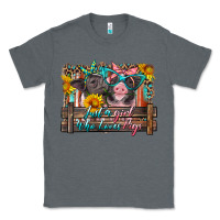 Charcoal Heather just a girl who loves pigs Classic Tee - Artiststas