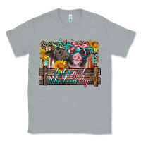 Heather Grey just a girl who loves pigs Classic Tee - Artiststas