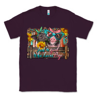 Plum just a girl who loves pigs Classic Tee - Artiststas