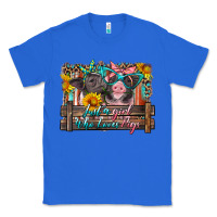 True Royal just a girl who loves pigs Classic Tee - Artiststas