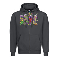 Smoke mardi gras coffee Zipper Hoodie - MaliasSmallBusiness