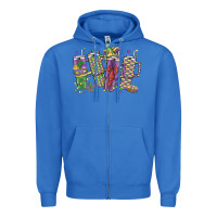 True Royal mardi gras coffee Zipper Hoodie - MaliasSmallBusiness