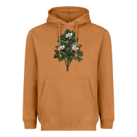 Meerkat Magnolia Flower Illustrations Heavyweight Hoodie - LillyAllenDesigns