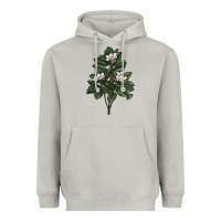 Moon Dust Magnolia Flower Illustrations Heavyweight Hoodie - LillyAllenDesigns