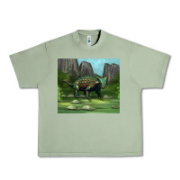 Oil Green ankylosaurus tumbler Urban Heavy Tee - Artiststas