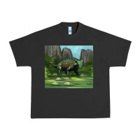 Pigment Black ankylosaurus tumbler Urban Heavy Tee - Artiststas