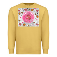 Antique Gold cafecito y chisme Premium Sweatshirt - Artiststas