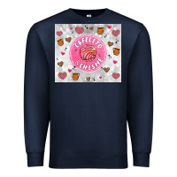 Navy cafecito y chisme Premium Sweatshirt - Artiststas