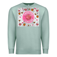 Seafoam cafecito y chisme Premium Sweatshirt - Artiststas