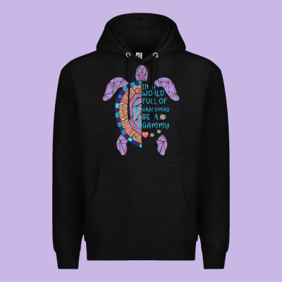 In A World Full Of Grandmas Be A Gammy Premium Hoodie Designed By Bettercallsaul