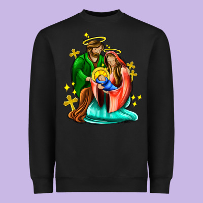 Oh Holy Night  With Cross Ado Heavyweight Sweatshirt Designed By Adodesignshop