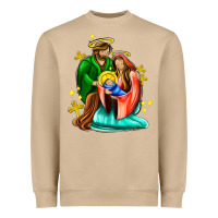 Mushroom oh holy night  with cross ado Heavyweight Sweatshirt - AdoDesignShop