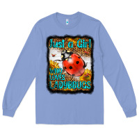 Colony Blue Western Just A Girl Who Loves Ladybug Long Sleeve Tee - LillyAllenDesigns