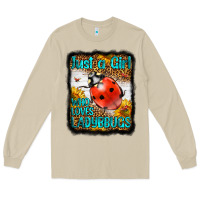 Western Just A Girl Who Loves Ladybug Long Sleeve Tee | Teevron