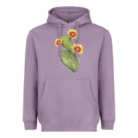 Lavender Opuntia Phaeacantha Cactus Heavyweight Hoodie - LillyAllenDesigns