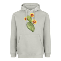 Moon Dust Opuntia Phaeacantha Cactus Heavyweight Hoodie - LillyAllenDesigns