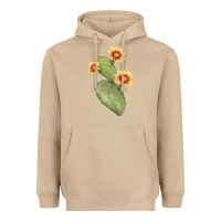 Mushroom Opuntia Phaeacantha Cactus Heavyweight Hoodie - LillyAllenDesigns