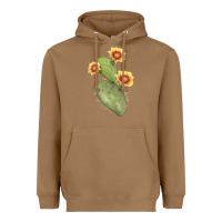 Toasted Coconut Opuntia Phaeacantha Cactus Heavyweight Hoodie - LillyAllenDesigns