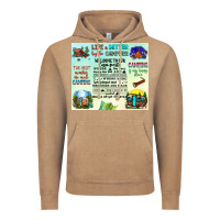 Vintage Coffee life is better by the campfire Vintage Hoodie - JahusDesignShop