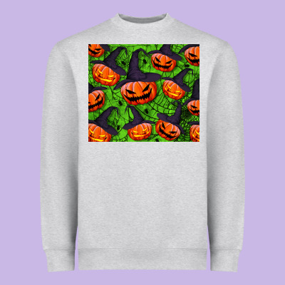Halloween Pumpkin Tumbler Heavyweight Sweatshirt Designed By Bundleandbundleshop