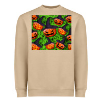 Mushroom halloween pumpkin tumbler Heavyweight Sweatshirt - BundleAndBundleShop