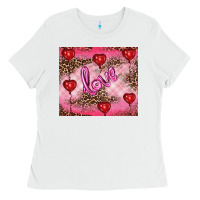 White valentines day love Ladies Tee - RanaPortraitStore